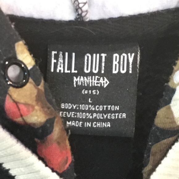 FALLOUT BOY Hooded Letterman Jacket - Large - Picture 4 of 8